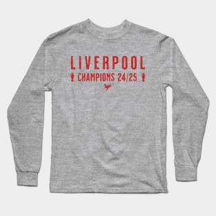 Liverpool Champions 25 red 1 Long Sleeve T-Shirt
